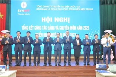 Ban QLDA các công trình điện miền Trung tổ chức tổng kết công tác đảng, chuyên môn năm 2022 và triển khai nhiệm vụ năm 2023